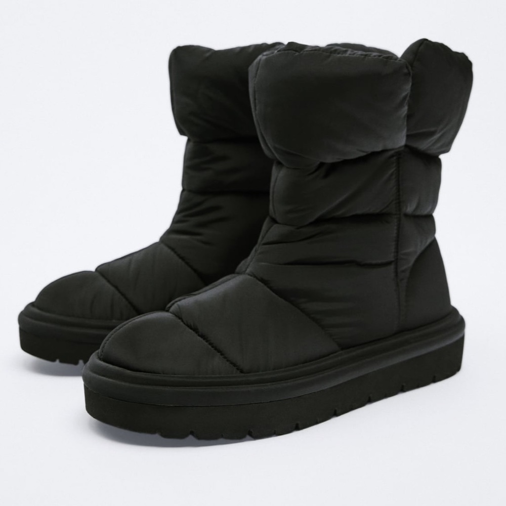 Zara Quilted Ankle Boots